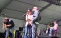 BK & Chrissy from Radio Ocean City introduced Jimmy Charles at Springfest.